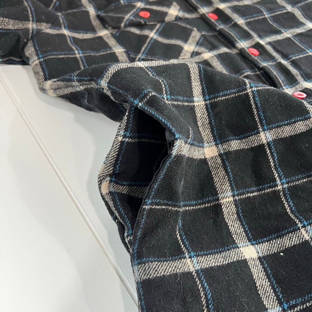 Logic COADM Tour 2019 Plaid Shirt Sz Medium Bobby Boy Wool Blend Flannel Jacket - Picture 6 of 10